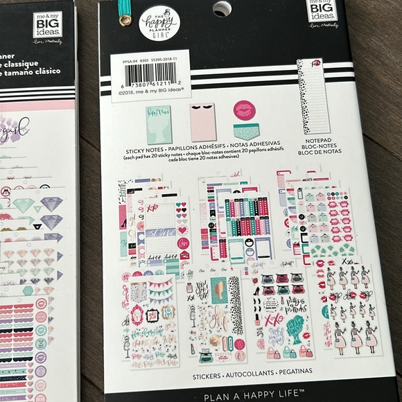 HAPPY PLANNER Glam Girl Planner Bundle, Sticker Books, Dashboards Stationery Kit - Picture 16 of 17